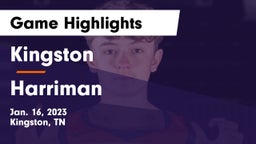 Kingston  vs Harriman  Game Highlights - Jan. 16, 2023