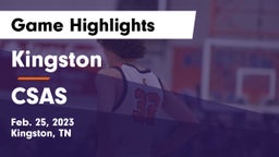 Kingston  vs CSAS Game Highlights - Feb. 25, 2023