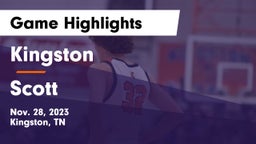 Kingston  vs Scott  Game Highlights - Nov. 28, 2023