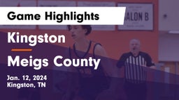 Kingston  vs Meigs County  Game Highlights - Jan. 12, 2024