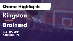 Kingston  vs Brainerd  Game Highlights - Feb. 27, 2024