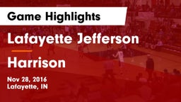 Lafayette Jefferson  vs Harrison  Game Highlights - Nov 28, 2016