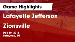 Lafayette Jefferson  vs Zionsville  Game Highlights - Dec 30, 2016