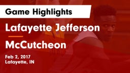 Lafayette Jefferson  vs McCutcheon  Game Highlights - Feb 2, 2017