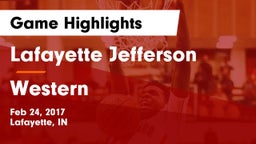 Lafayette Jefferson  vs Western  Game Highlights - Feb 24, 2017