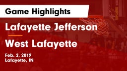 Lafayette Jefferson  vs West Lafayette  Game Highlights - Feb. 2, 2019