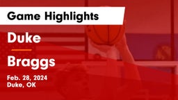 Duke  vs Braggs  Game Highlights - Feb. 28, 2024