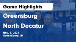 Greensburg  vs North Decatur  Game Highlights - Nov. 9, 2021
