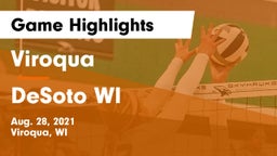 Viroqua  vs DeSoto WI Game Highlights - Aug. 28, 2021