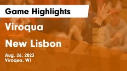 Viroqua  vs New Lisbon  Game Highlights - Aug. 26, 2023