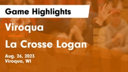 Viroqua  vs La Crosse Logan Game Highlights - Aug. 26, 2023