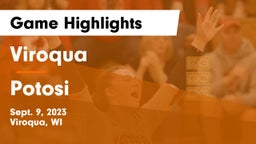 Viroqua  vs Potosi Game Highlights - Sept. 9, 2023