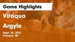 Viroqua  vs Argyle  Game Highlights - Sept. 30, 2023