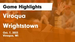 Viroqua  vs Wrightstown  Game Highlights - Oct. 7, 2023