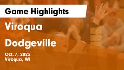 Viroqua  vs Dodgeville  Game Highlights - Oct. 7, 2023