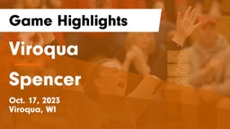 Viroqua  vs Spencer  Game Highlights - Oct. 17, 2023