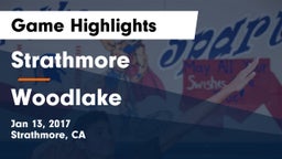 Strathmore  vs Woodlake  Game Highlights - Jan 13, 2017