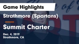 Strathmore (Spartans) vs Summit Charter Game Highlights - Dec. 4, 2019