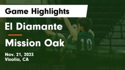 El Diamante  vs Mission Oak  Game Highlights - Nov. 21, 2023