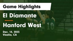 El Diamante  vs Hanford West  Game Highlights - Dec. 14, 2023