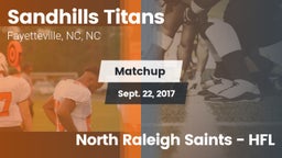 Matchup: Sandhills Titans vs. North Raleigh Saints - HFL 2017