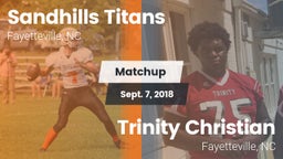 Matchup: Sandhills Titans vs. Trinity Christian  2018