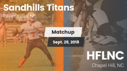 Matchup: Sandhills Titans vs. HFLNC 2018