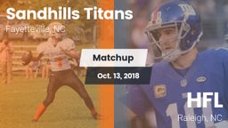 Matchup: Sandhills Titans vs. HFL 2018