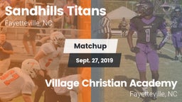 Matchup: Sandhills Titans vs. Village Christian Academy  2019
