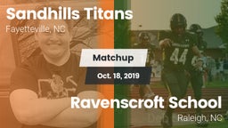 Matchup: Sandhills Titans vs. Ravenscroft School 2019