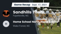 Recap: Sandhills Titans vs. Home School North Wake Saints 2021