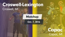 Matchup: Croswell-Lexington vs. Capac  2016