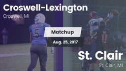 Matchup: Croswell-Lexington vs. St. Clair  2017