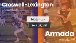 Matchup: Croswell-Lexington vs. Armada  2017