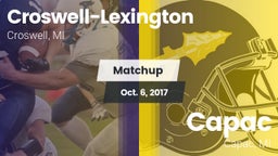 Matchup: Croswell-Lexington vs. Capac  2017