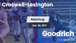 Matchup: Croswell-Lexington vs. Goodrich  2017