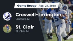 Recap: Croswell-Lexington  vs. St. Clair  2018