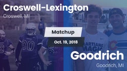 Matchup: Croswell-Lexington vs. Goodrich  2018