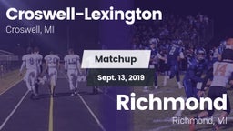 Matchup: Croswell-Lexington vs. Richmond  2019