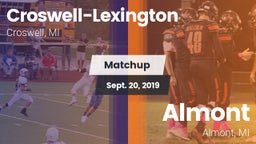 Matchup: Croswell-Lexington vs. Almont  2019