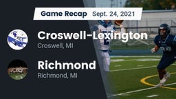Recap: Croswell-Lexington  vs. Richmond  2021