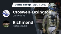 Recap: Croswell-Lexington  vs. Richmond  2022