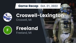 Recap: Croswell-Lexington  vs. Freeland  2022