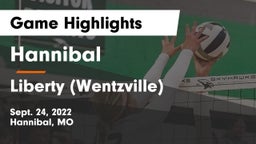 Hannibal  vs Liberty (Wentzville)  Game Highlights - Sept. 24, 2022