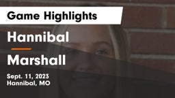 Hannibal  vs Marshall  Game Highlights - Sept. 11, 2023