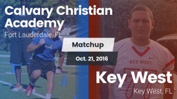 Matchup: Calvary Christian vs. Key West  2016