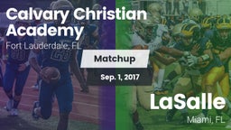 Matchup: Calvary Christian vs. LaSalle  2017
