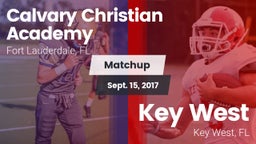 Matchup: Calvary Christian vs. Key West  2017