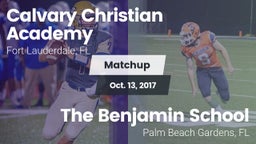 Matchup: Calvary Christian vs. The Benjamin School 2017