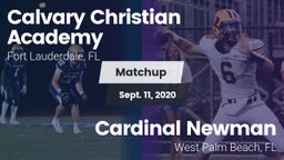 Matchup: Calvary Christian vs. Cardinal Newman   2020
